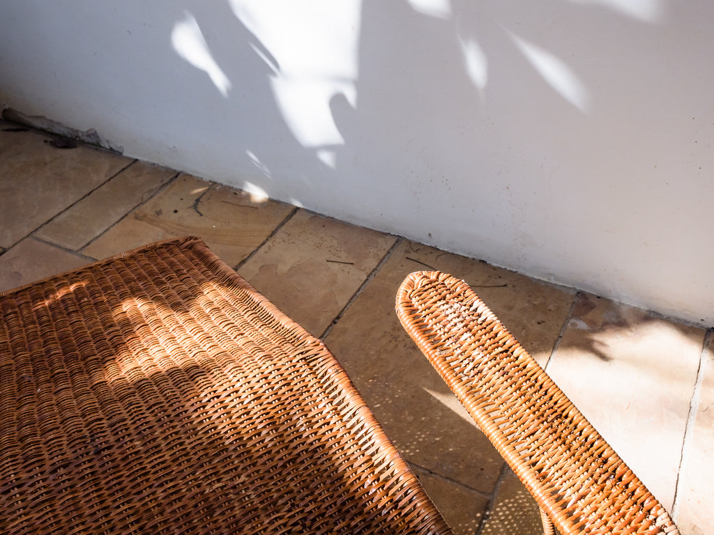 Carlo Hauner | Espreguiçadeira em Ferro e Junco