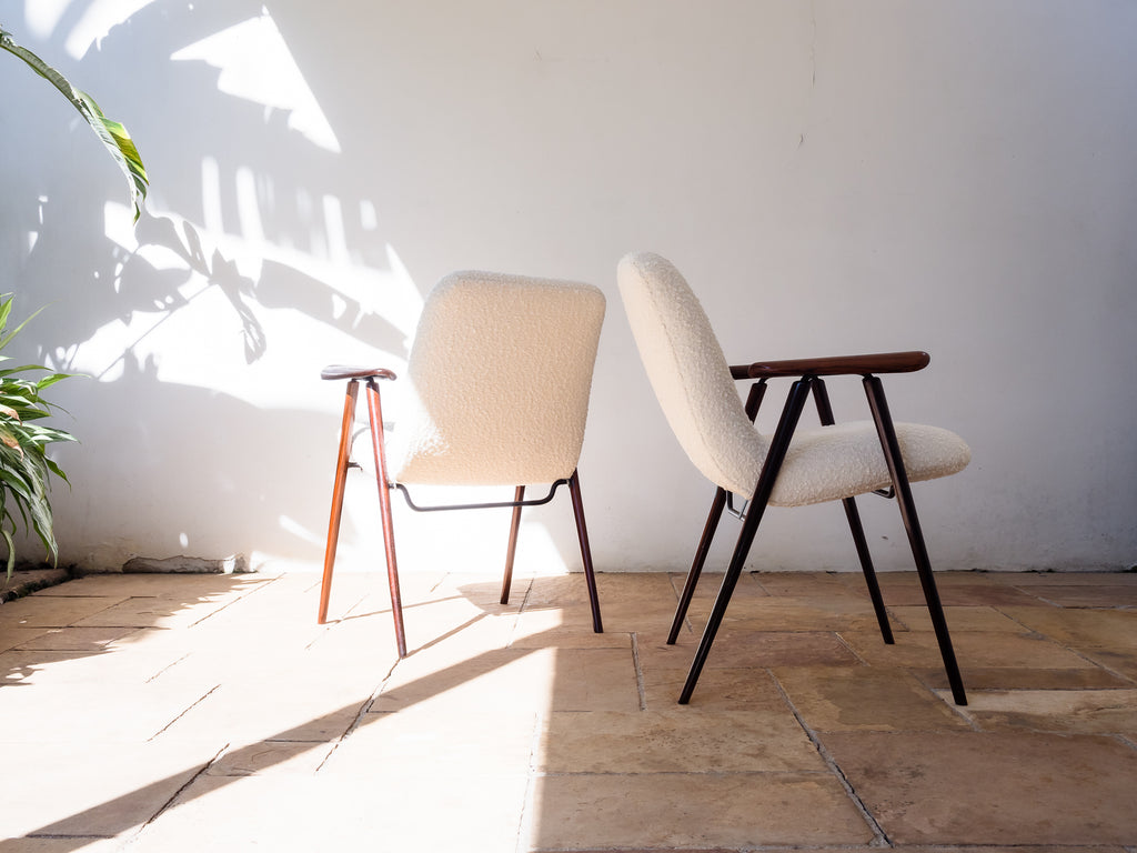 Carlo Hauner | Par de Cadeiras de Braço Canoa