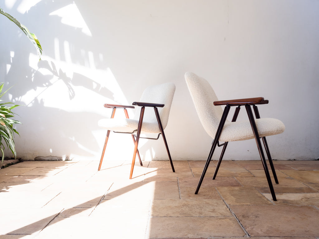 Carlo Hauner | Par de Cadeiras de Braço Canoa