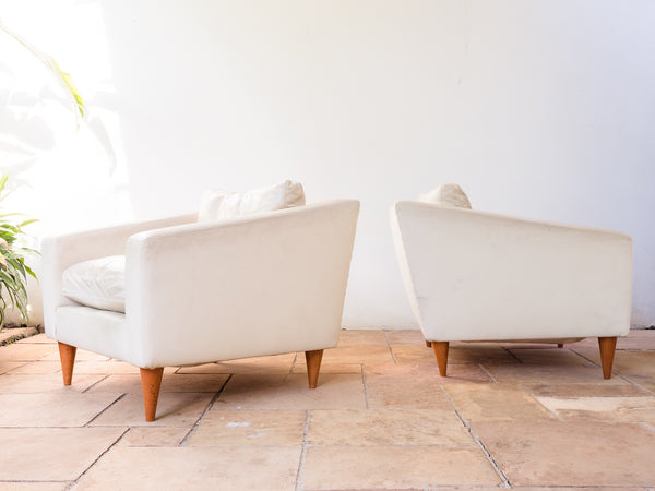 Joaquim Tenreiro | Par de Poltronas "Diagonal"