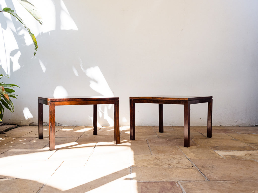 Geraldo de Barros | Par de Mesas Laterais em Jacarandá