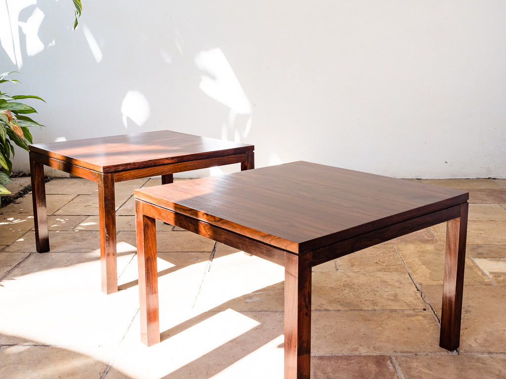 Geraldo de Barros | Par de Mesas Laterais em Jacarandá