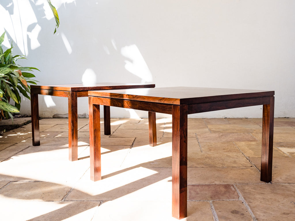 Geraldo de Barros | Par de Mesas Laterais em Jacarandá