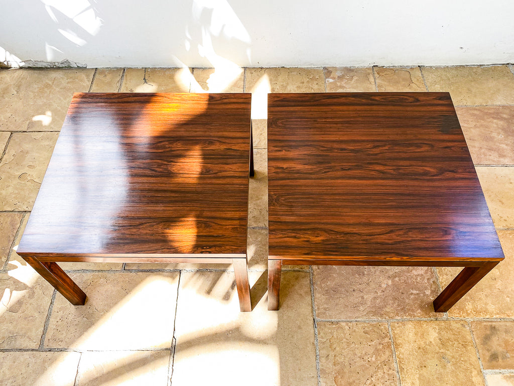 Geraldo de Barros | Par de Mesas Laterais em Jacarandá