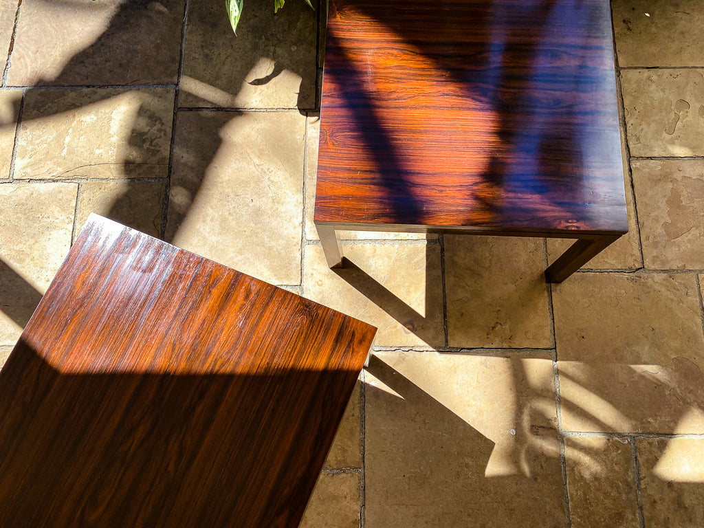 Geraldo de Barros | Par de Mesas Laterais em Jacarandá