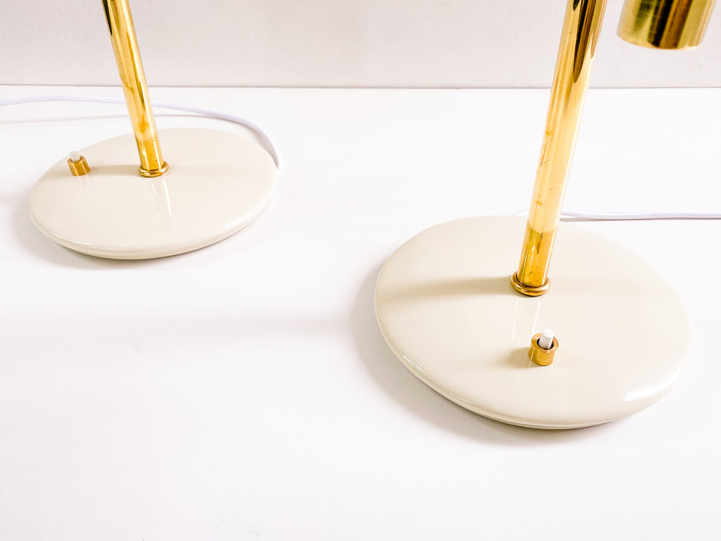 Carlo Montalto | Par de Abajur em Latão e Acrílico