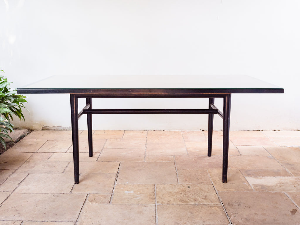 Branco & Preto | Mesa de Jantar em Pau Marfim Ebanizado