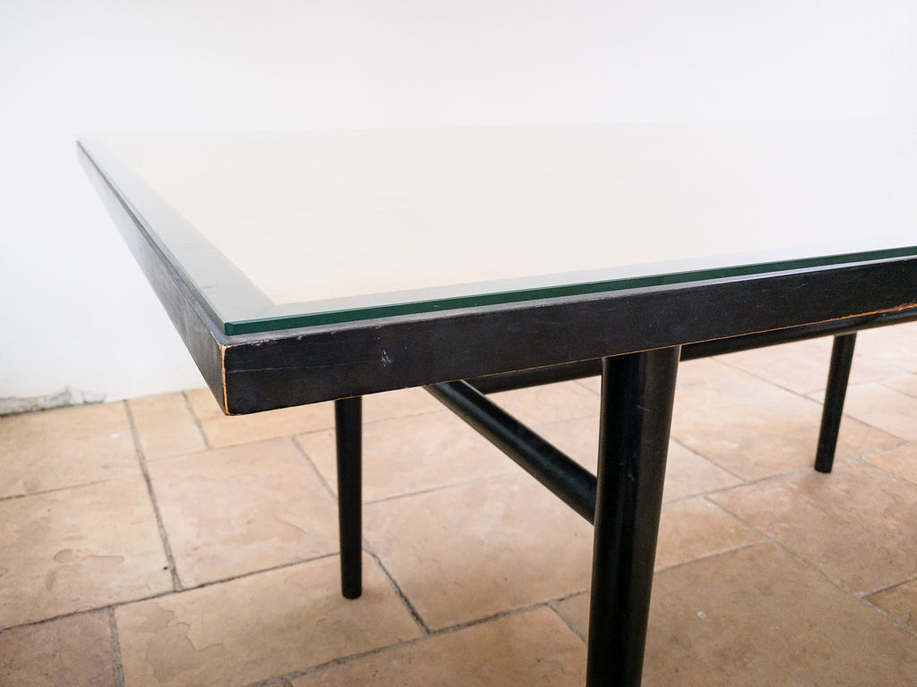 Branco & Preto | Mesa de Jantar em Pau Marfim Ebanizado