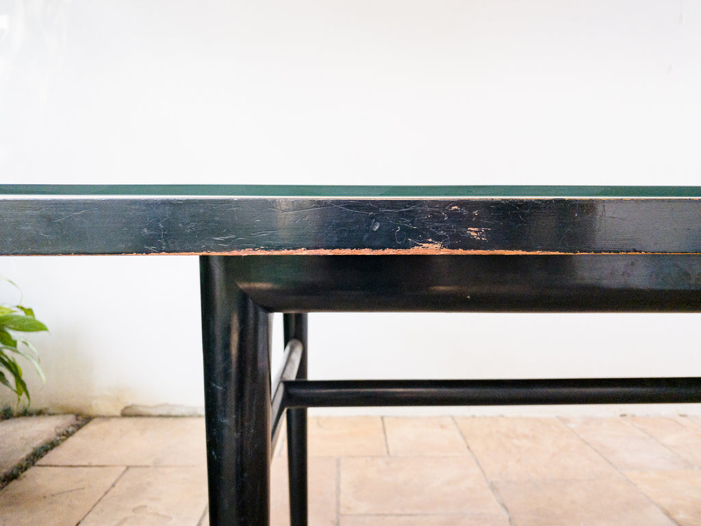 Branco & Preto | Mesa de Jantar em Pau Marfim Ebanizado