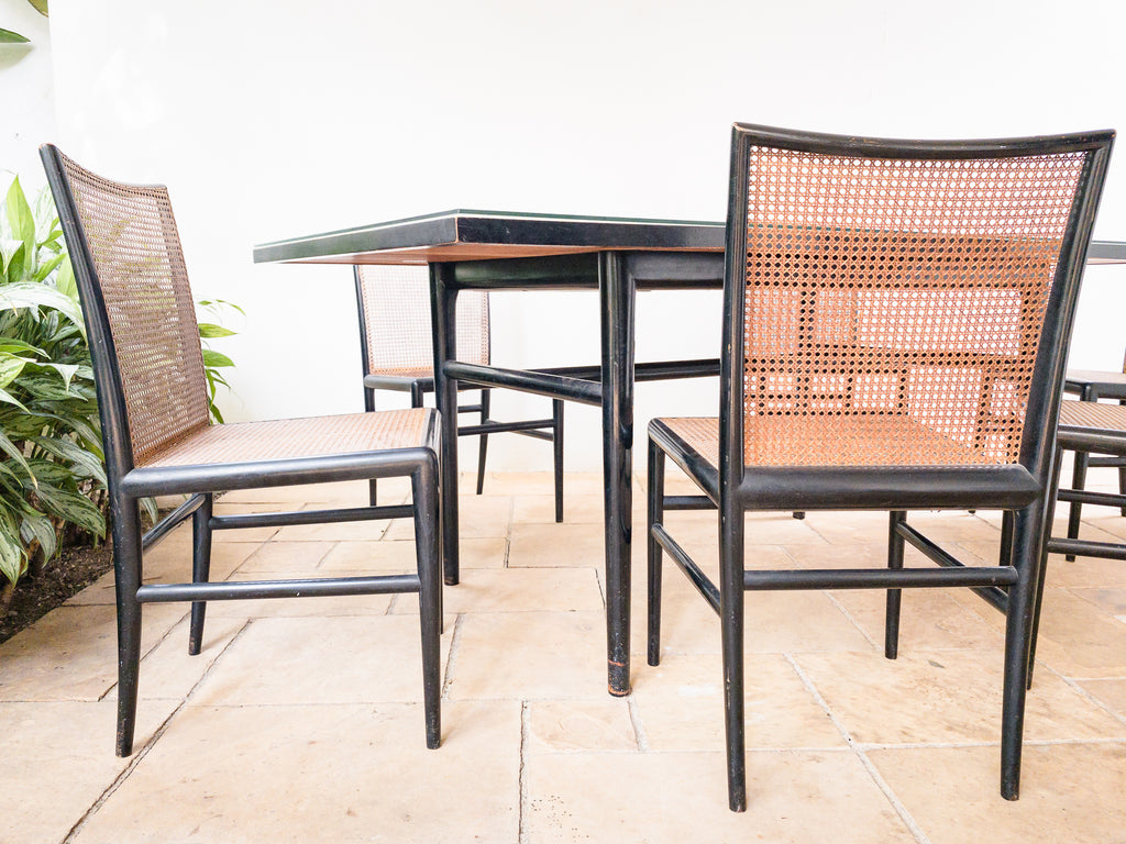 Branco & Preto | Mesa de Jantar em Pau Marfim Ebanizado