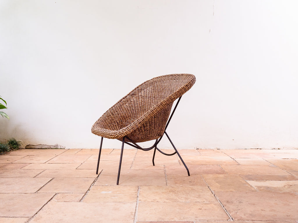 Carlo Hauner | Poltrona em Ferro e Junco I