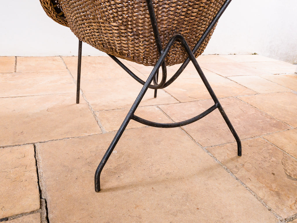 Carlo Hauner | Poltrona em Ferro e Junco I