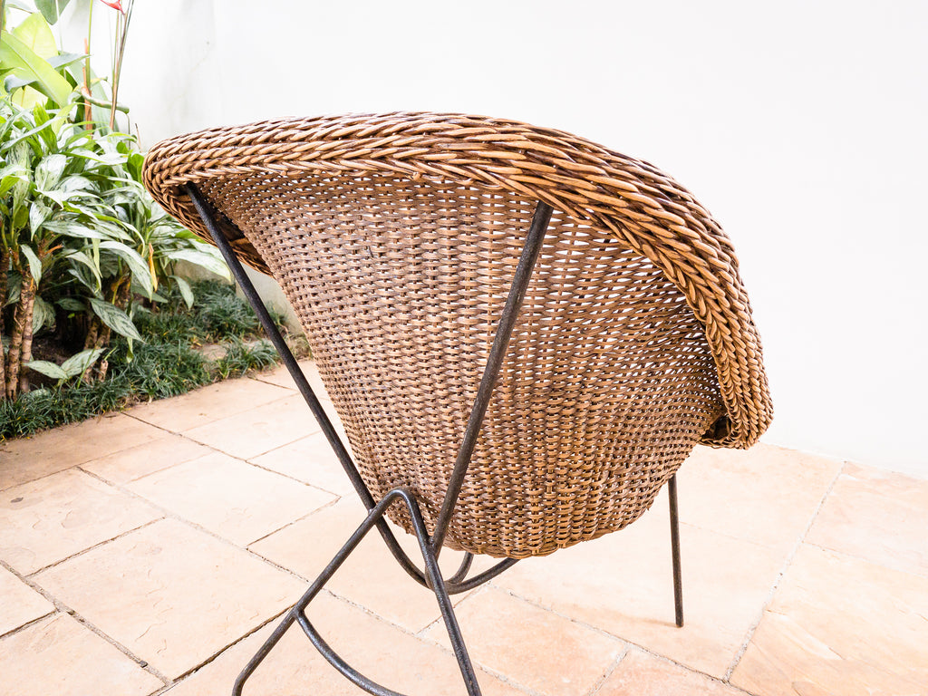 Carlo Hauner | Poltrona em Ferro e Junco I