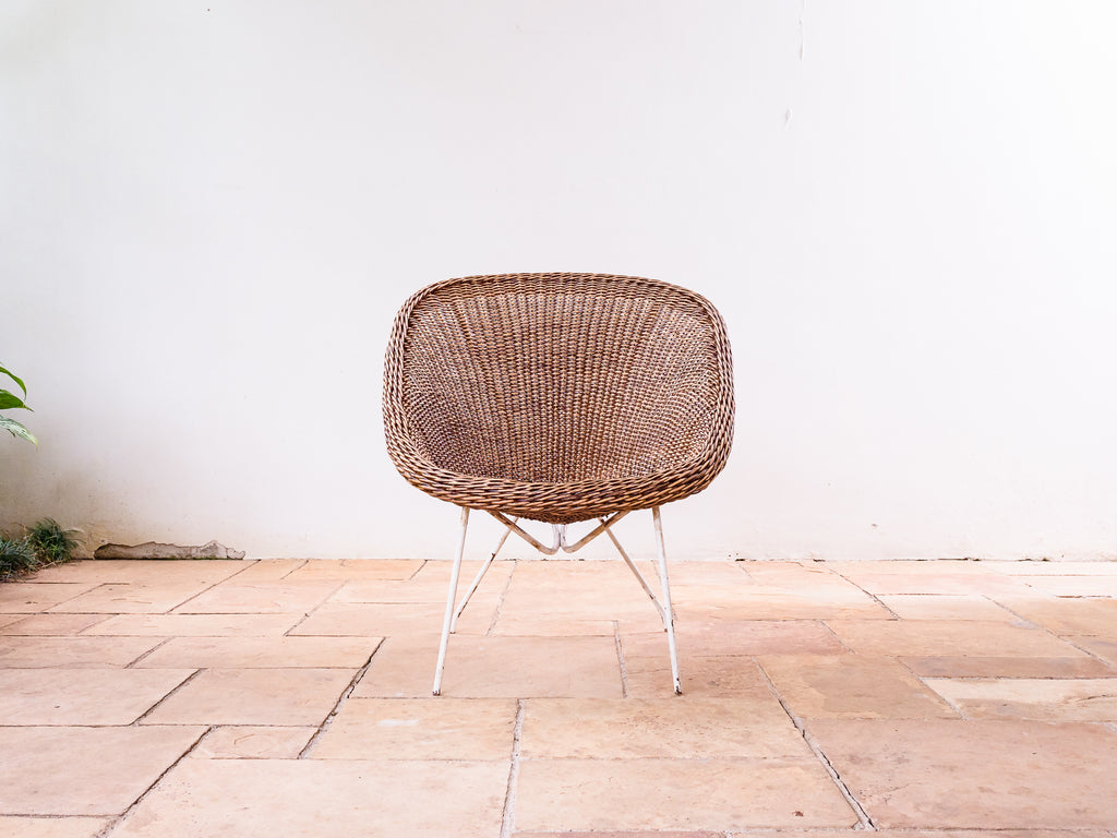 Carlo Hauner | Poltrona em Ferro e Junco II