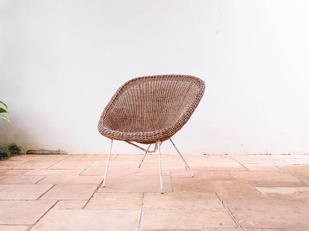 Carlo Hauner | Poltrona em Ferro e Junco II