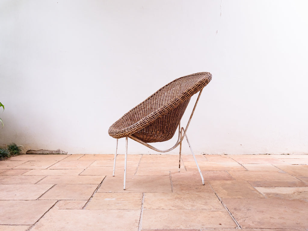 Carlo Hauner | Poltrona em Ferro e Junco II