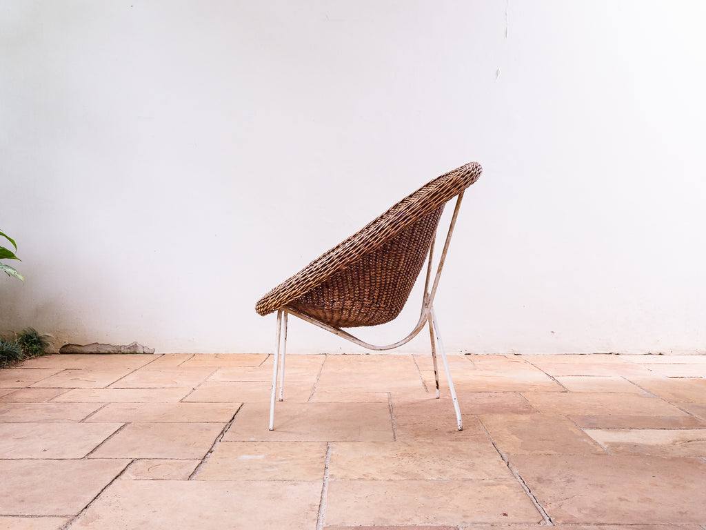 Carlo Hauner | Poltrona em Ferro e Junco II