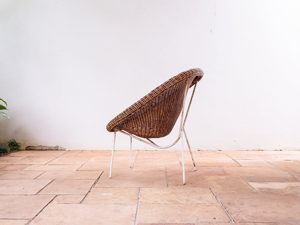 Carlo Hauner | Poltrona em Ferro e Junco II