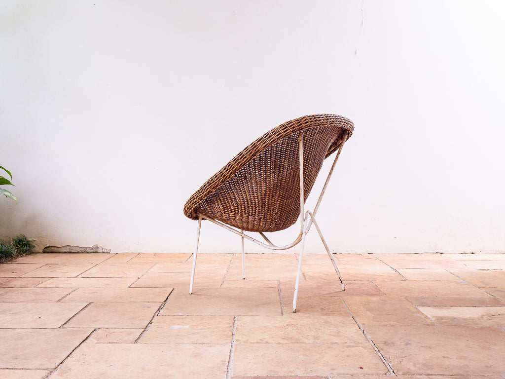 Carlo Hauner | Poltrona em Ferro e Junco II