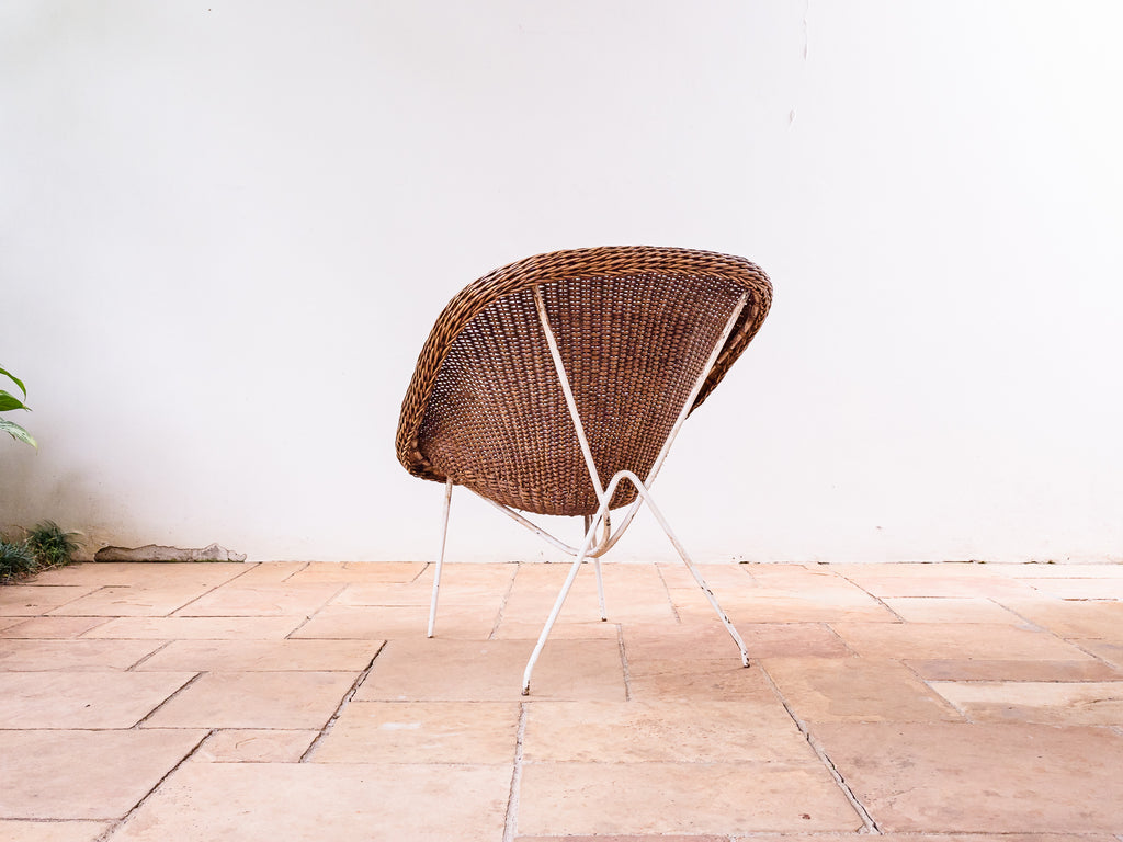 Carlo Hauner | Poltrona em Ferro e Junco II