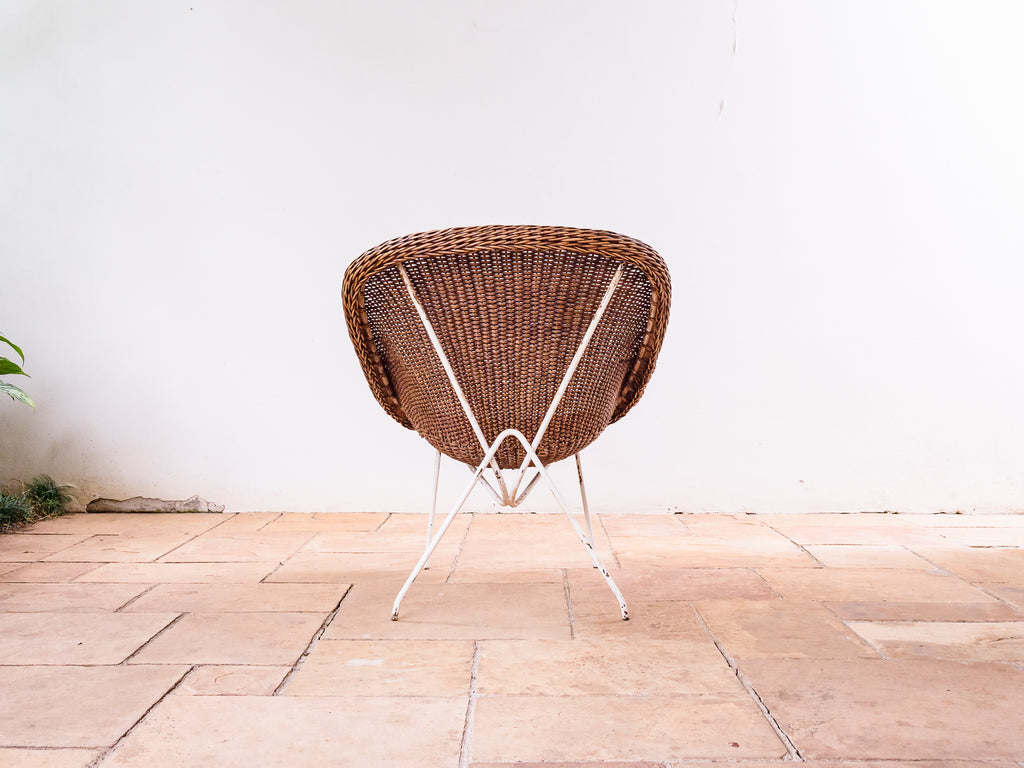 Carlo Hauner | Poltrona em Ferro e Junco II