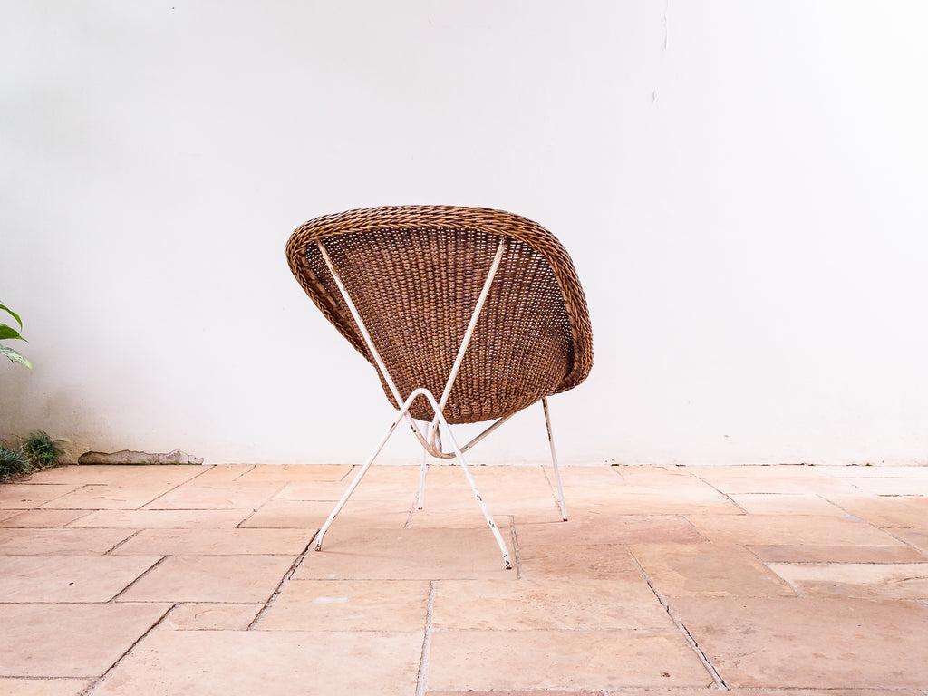 Carlo Hauner | Poltrona em Ferro e Junco II