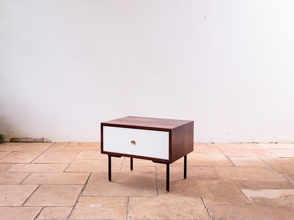 Geraldo de Barros | Mesa de Cabeceira em Ferro, Jacarandá e Formica