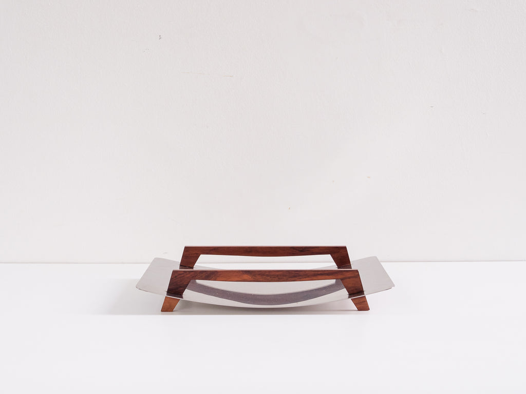 Hercules Inox | Fruteira em Jacarandá e Inox