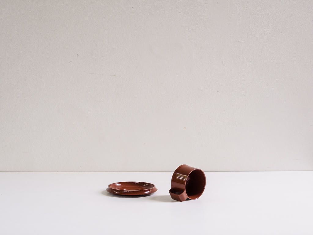 Jorge Zalszupin | Xícara de Chá Eva Marrom