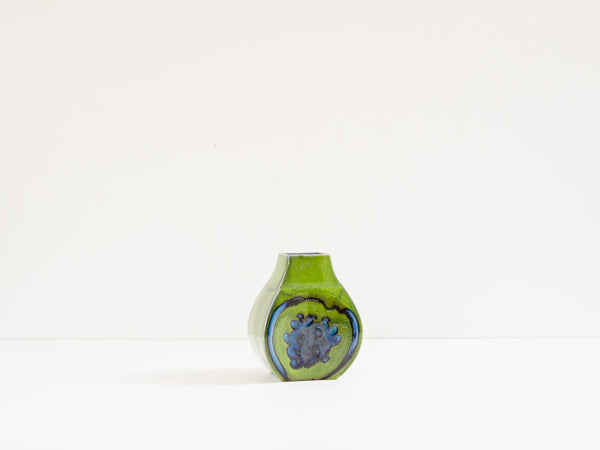 Hutschenreuther 1814 Keramik | Vaso Verde e Azul