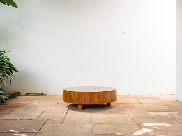 Autor Desconhecido | Mesa de Centro em Tronco de Peroba