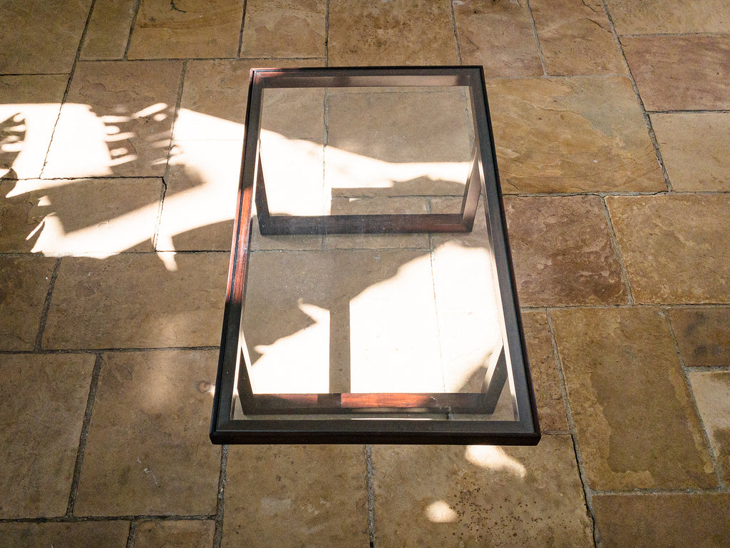 Autor Desconhecido | Mesa de Centro em Jacarandá e Vidro