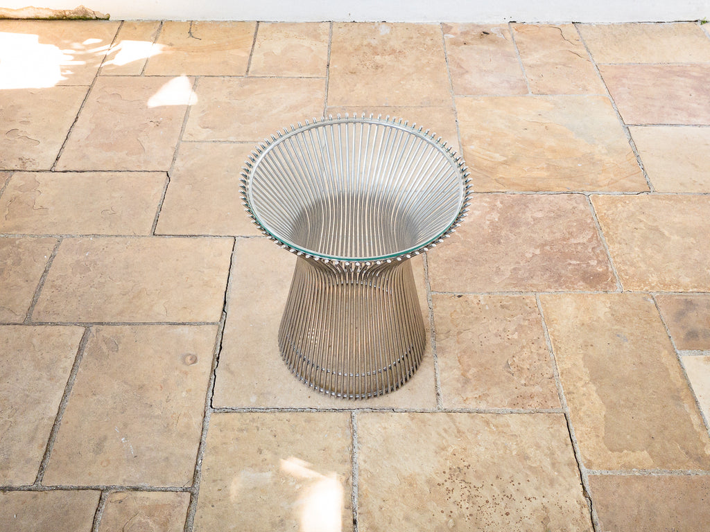 Warren Platner | Mesa Lateral em Aço Cromado