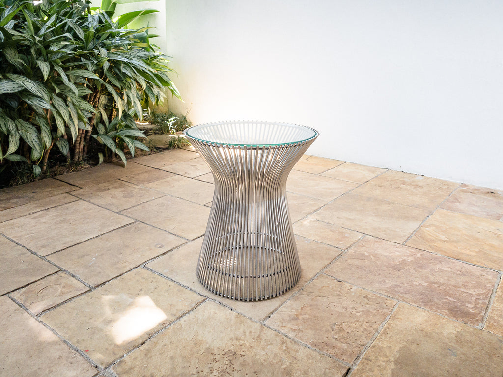 Warren Platner | Mesa Lateral em Aço Cromado