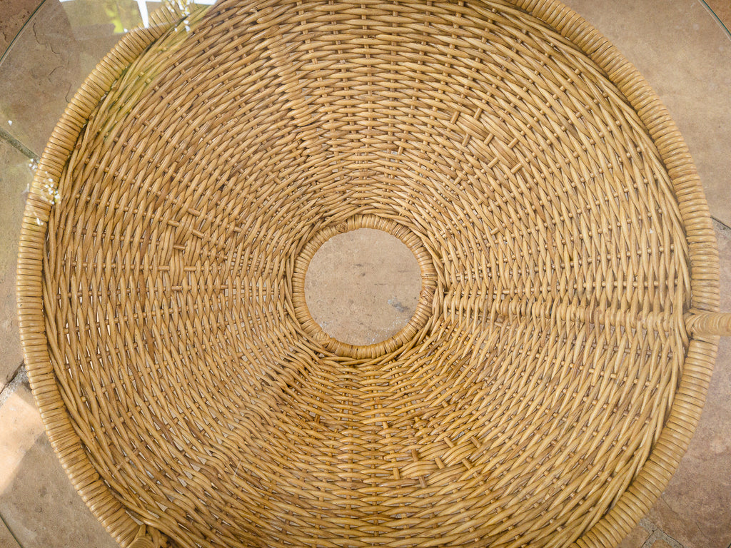 Carlo Hauner | Mesa Lateral em Ferro, Junco e Vidro