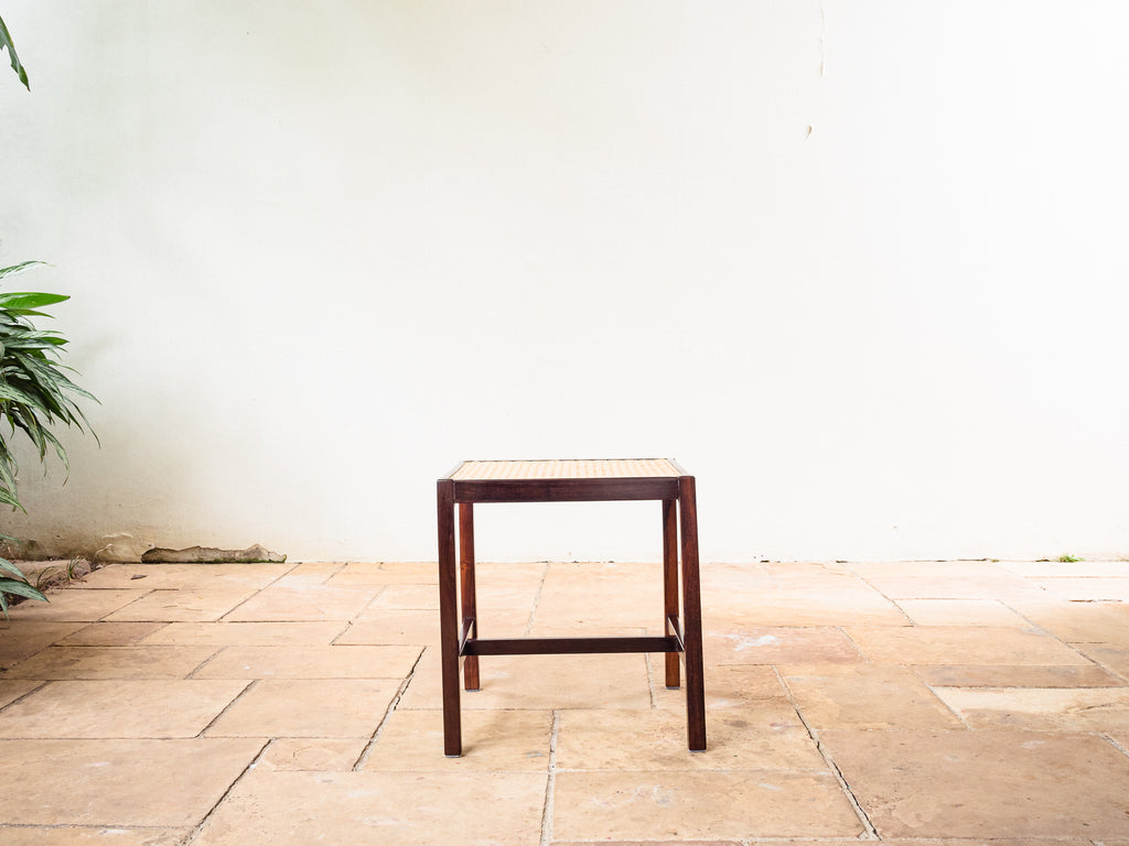 Banqueta em Jacarandá e Palhinha