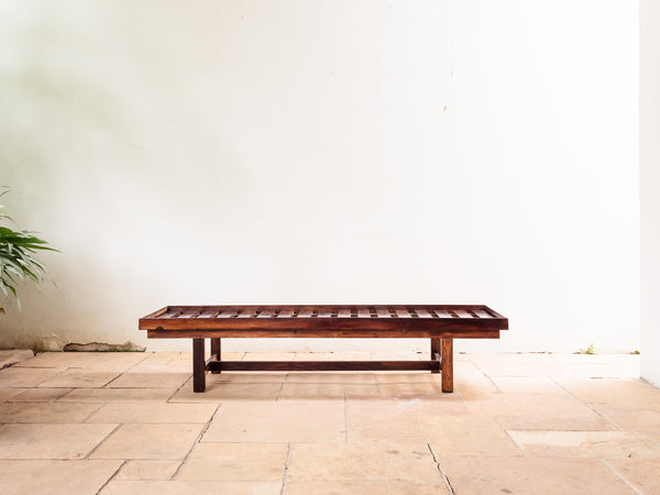 Banco Ripado em Jacarandá