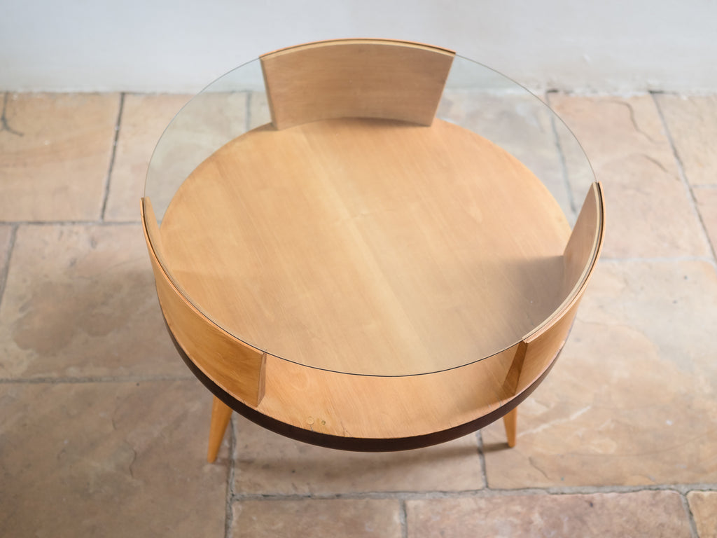 Martin Eisler | Mesa Lateral em Pau Marfim e Imbuia