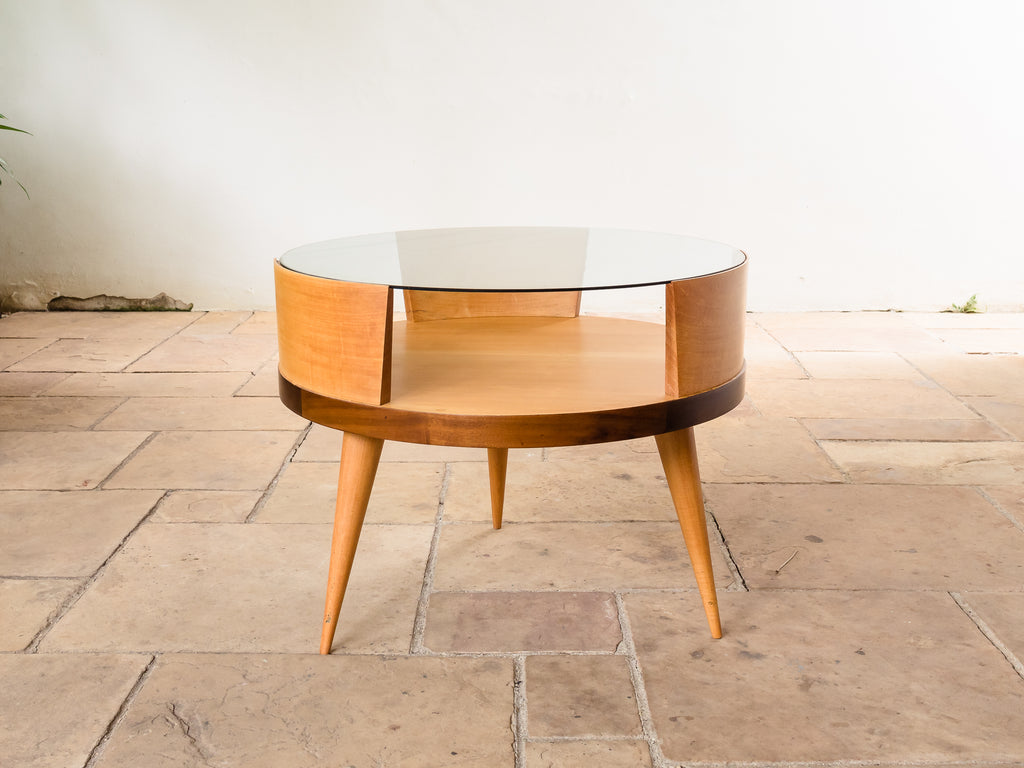 Martin Eisler | Mesa Lateral em Pau Marfim e Imbuia