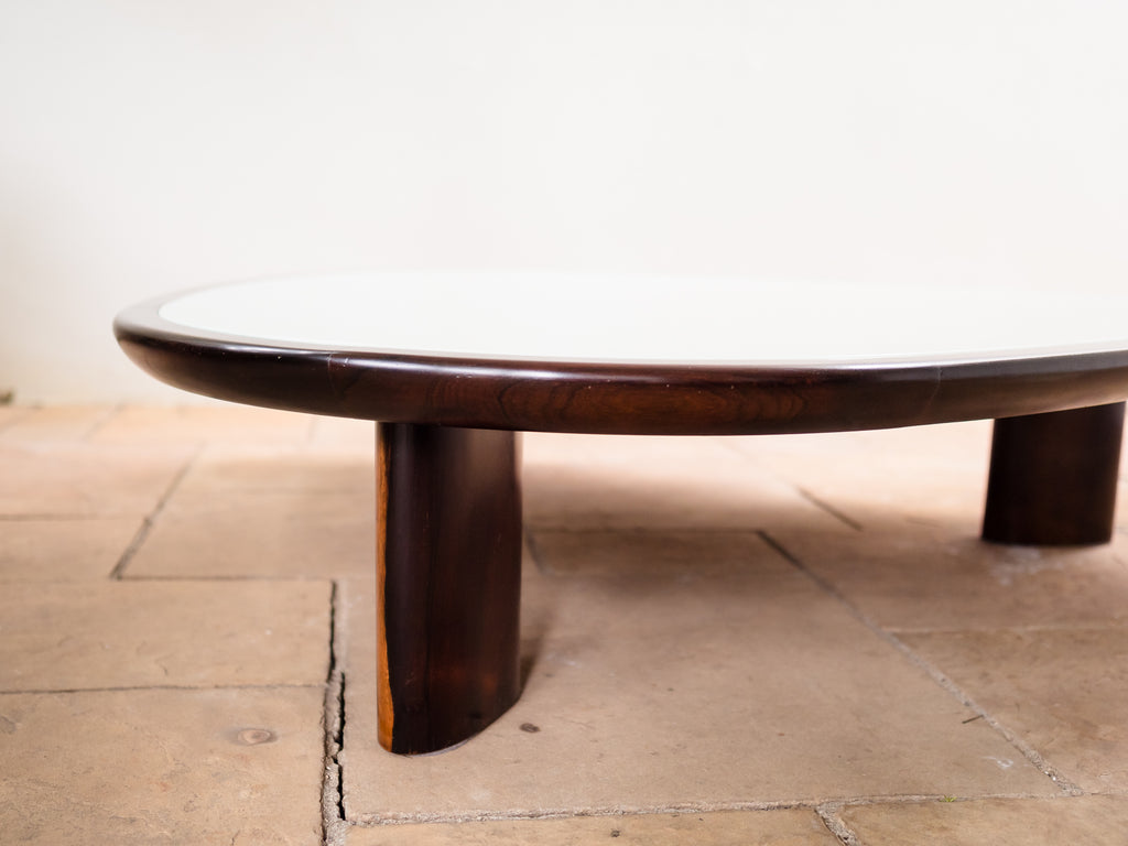 Mesa De Centro Triangular em Jacarandá