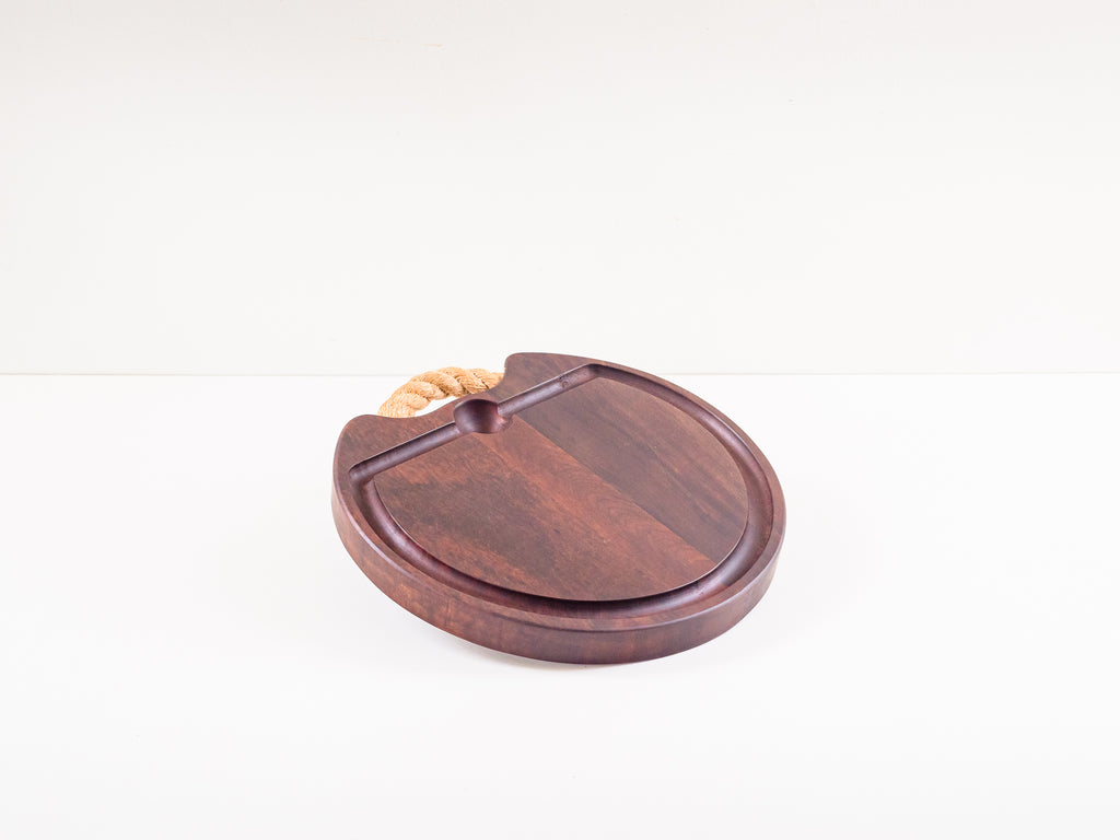 Tábua de Corte Redonda com Corda