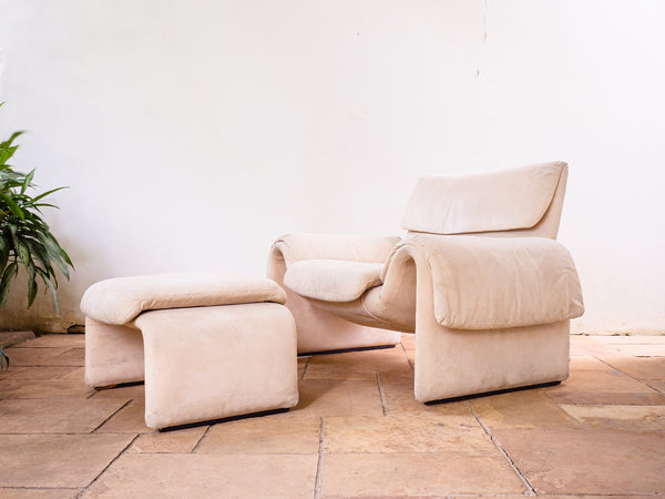 De Sede | Poltrona + Ottoman Modelo DS-2011