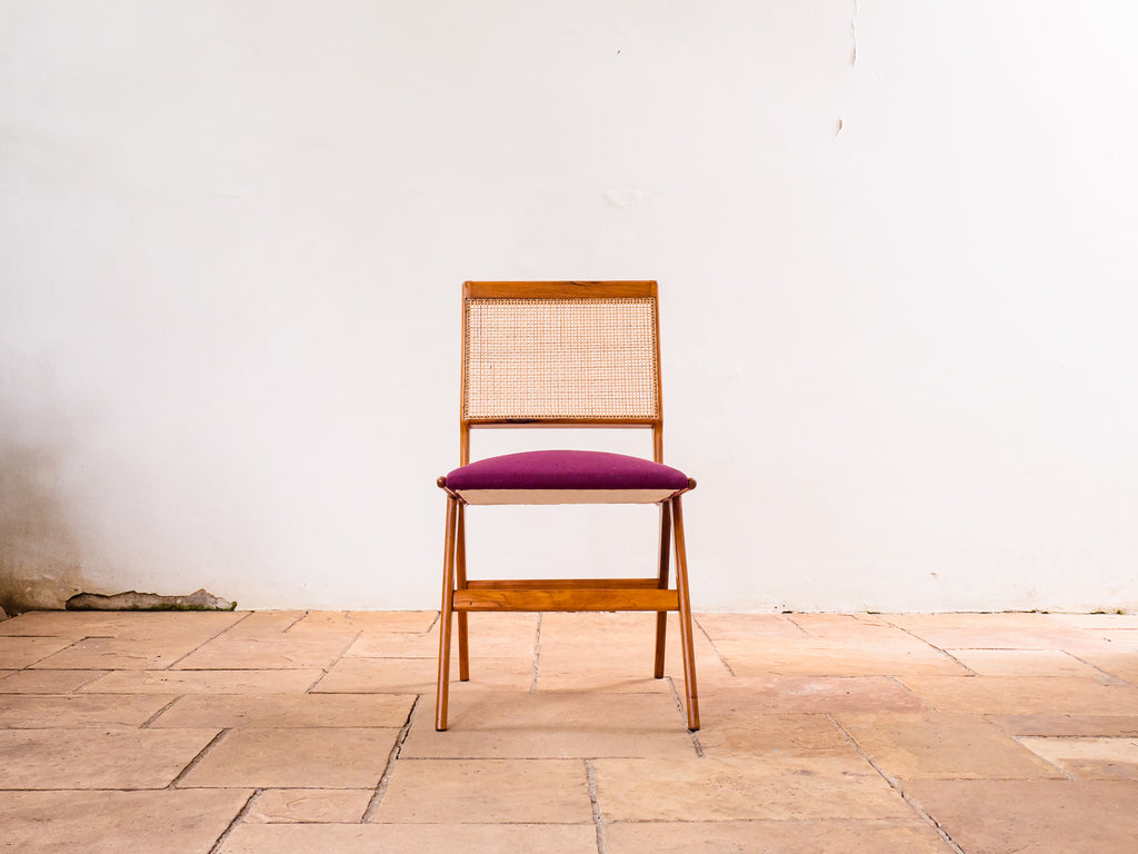 Martin Eisler | Cadeira em Jacarandá e Palhinha