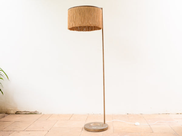 Luminária de Piso com Franja