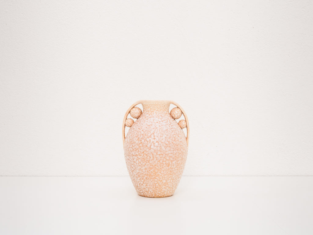 Vaso de Cerâmica Bege com Alças