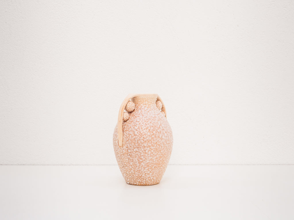 Vaso de Cerâmica Bege com Alças