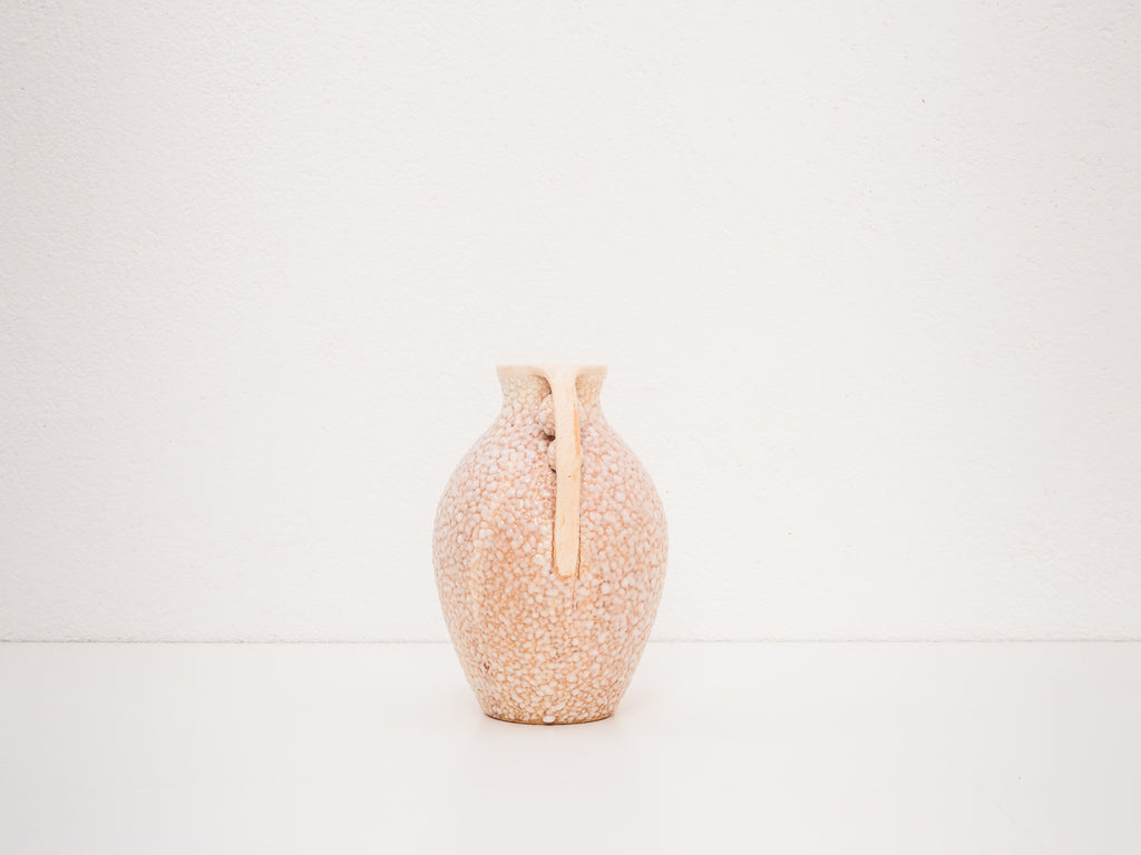 Vaso de Cerâmica Bege com Alças