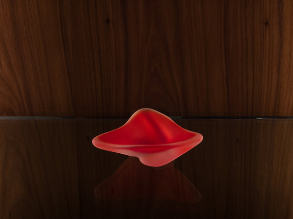 Pequeno Bowl de Vidro Vermelho