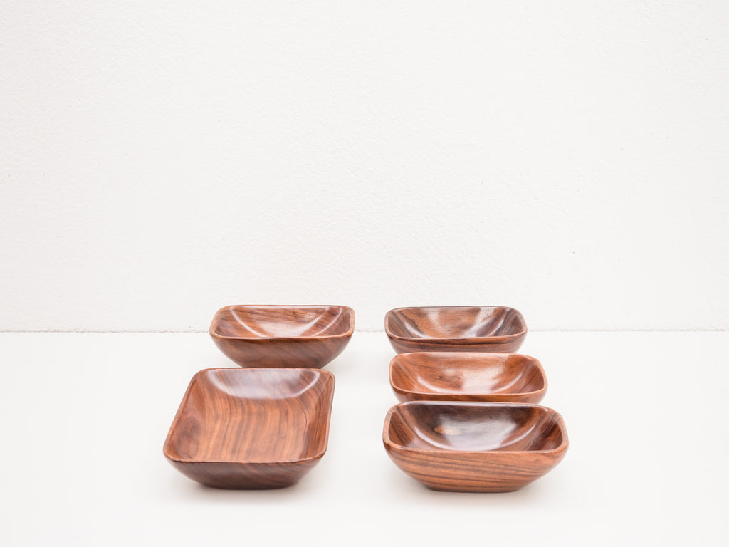 Set de Bowls em Pau Ferro