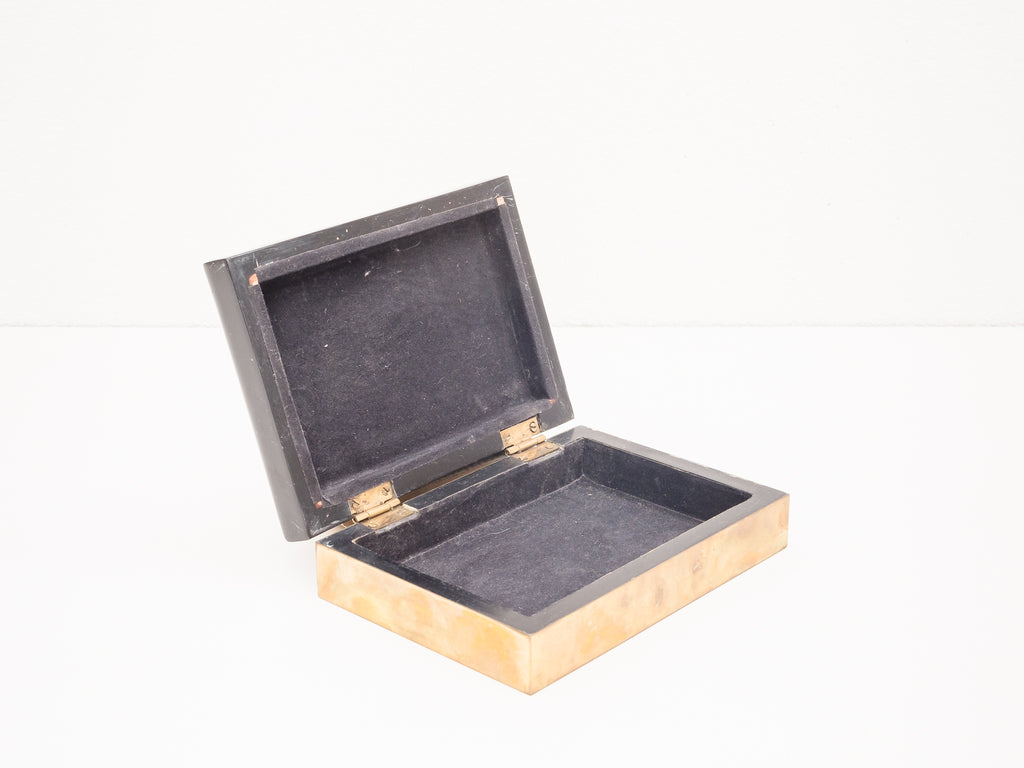 Porta-Jóias com Tampa de Resina